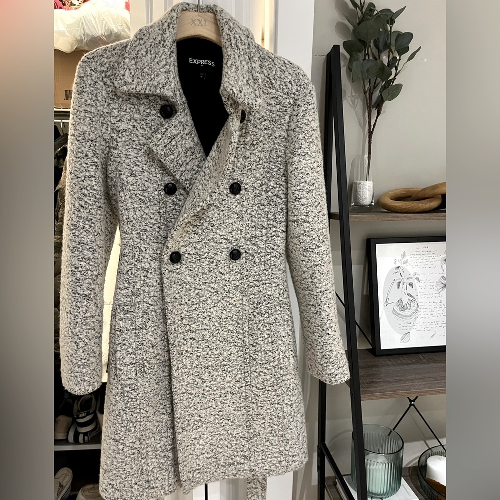 Express Double Breasted Trench Coat